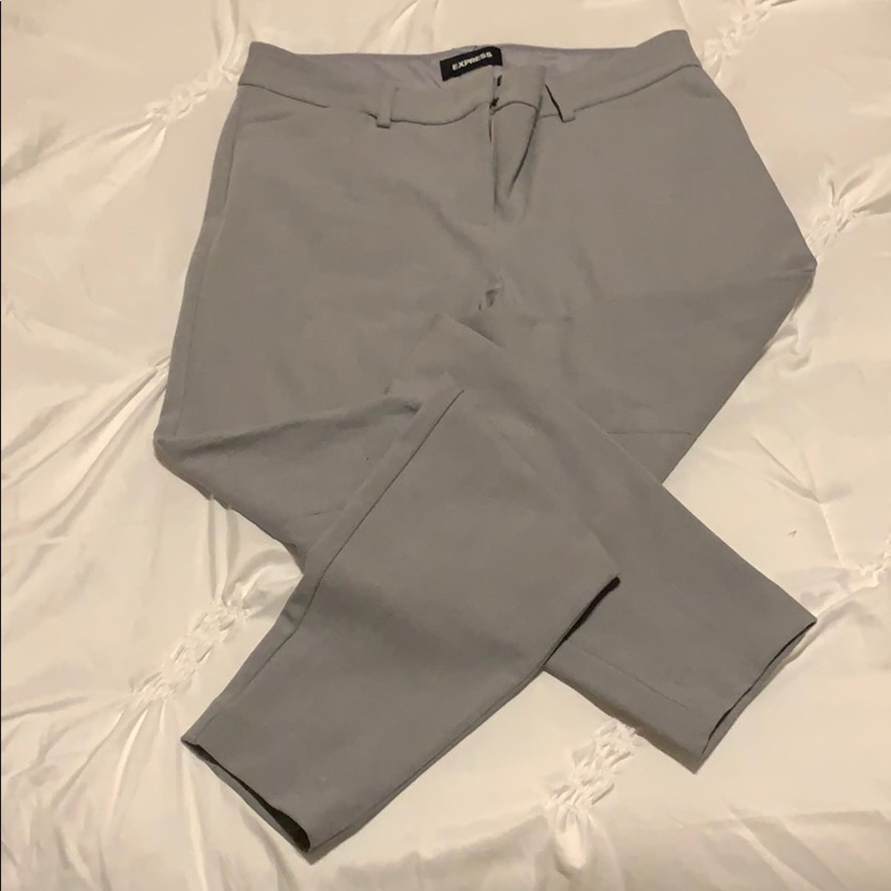 Gray dress pants